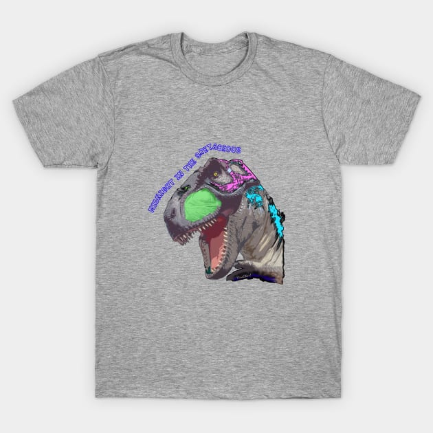 Midnight in the Cretaceous T-Shirt by vivachas